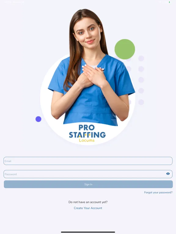 Capturas de pantalla de Pro Staffing iPad 
