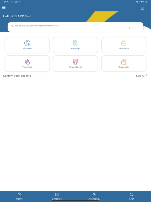 Capturas de pantalla de Pro Staffing iPad 