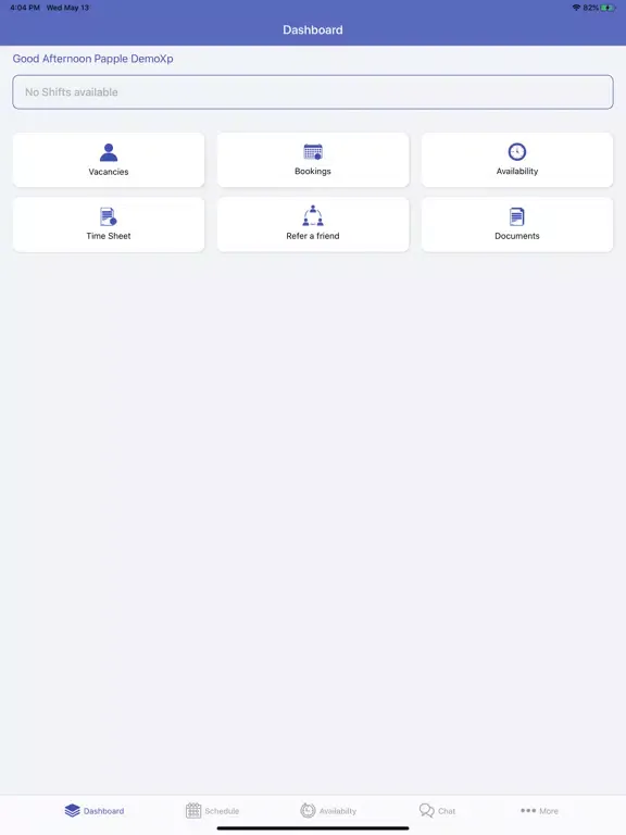 XP Recruitment iPad  Screenshots