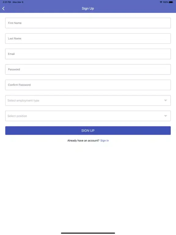 XP Recruitment iPad  Screenshots