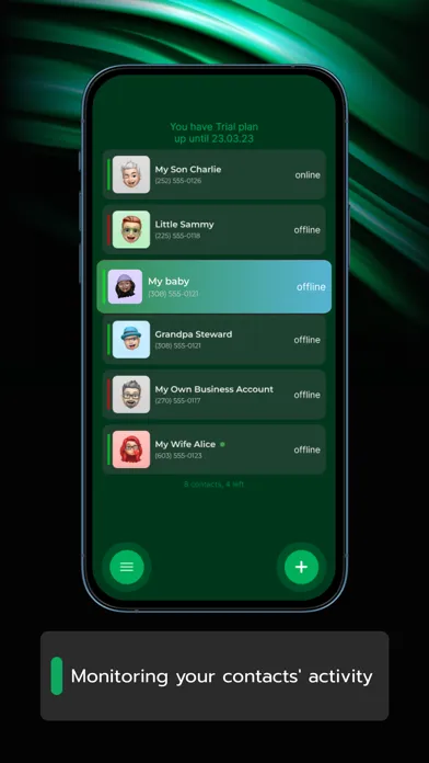 Captures d'écran de Lasty - Online Seen Status Log
