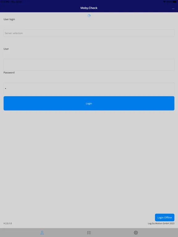 Moby.Check iPad  Ekran Görüntüleri