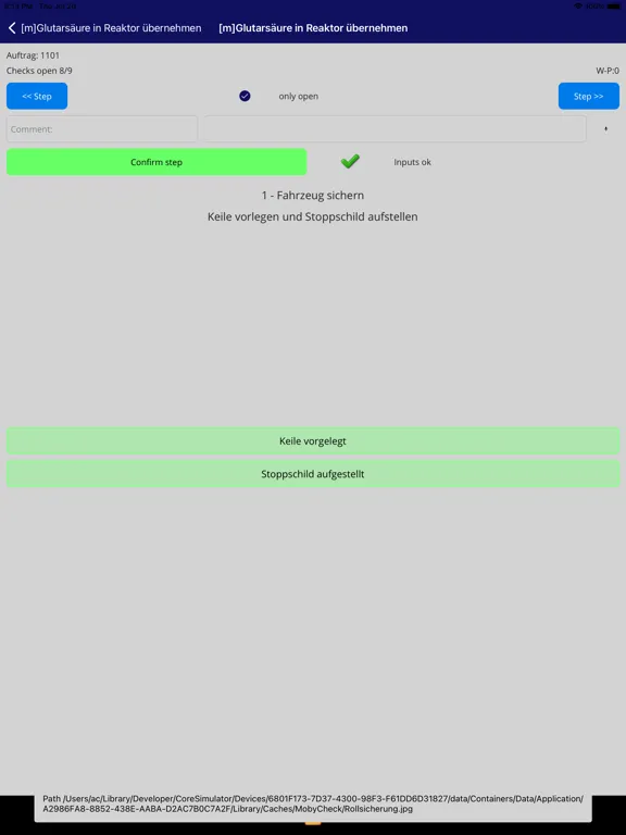 Moby.Check iPad  Ekran Görüntüleri