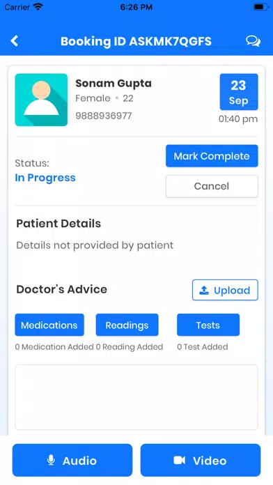 AskVaidya Doctor سکرین شاٹس