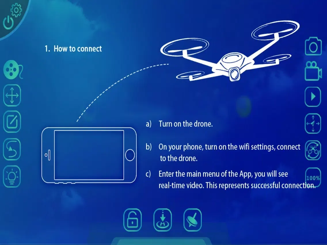 ZG Drone iPad  Ekran Görüntüleri
