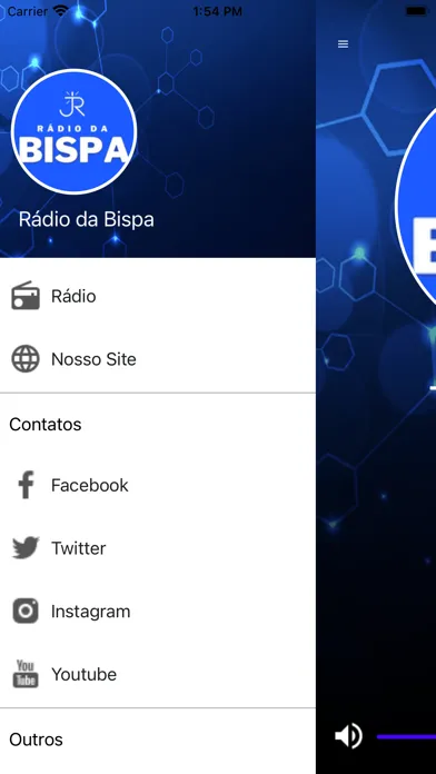 Tangkapan layar Rádio da Bispa