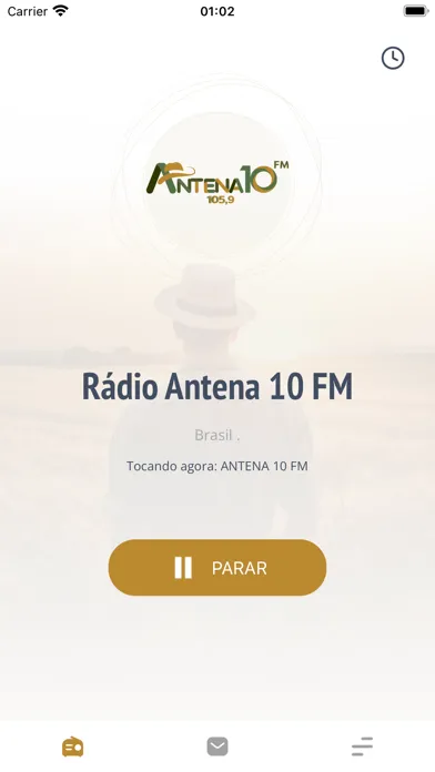 Capturas de tela do Rádio Antena 10 FM