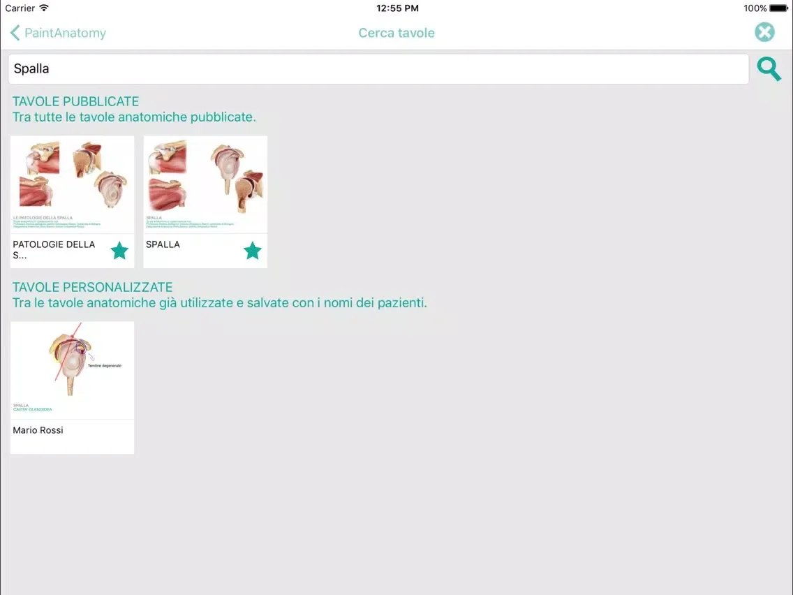 Captures d'écran de PaintAnatomy iPad 