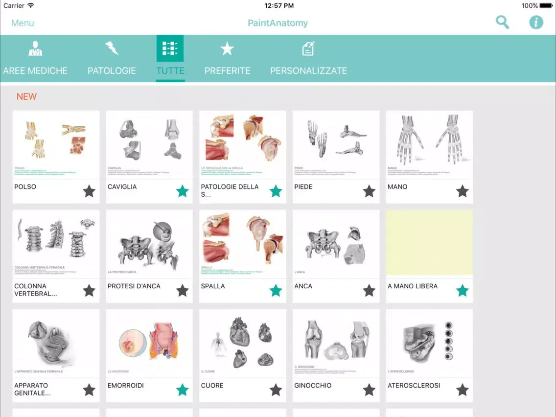 Captures d'écran de PaintAnatomy iPad 
