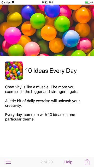 Скриншоты 10 Ideas Every Day