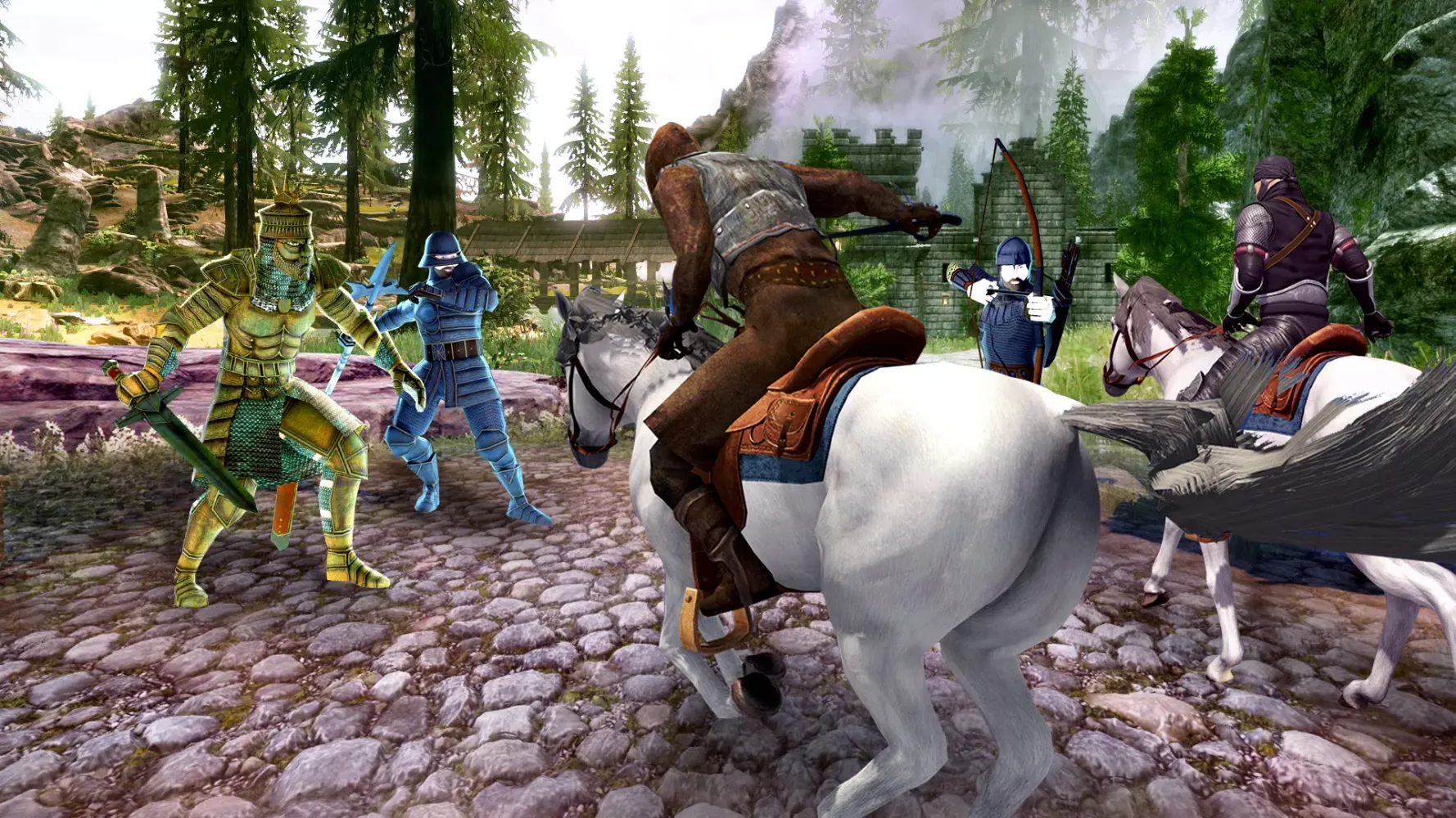 Tangkapan layar Samurai :Ninja horse fight