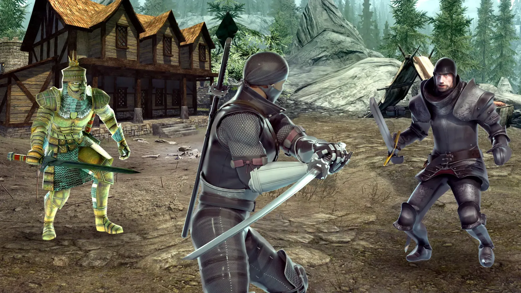 Tangkapan layar Samurai :Ninja horse fight