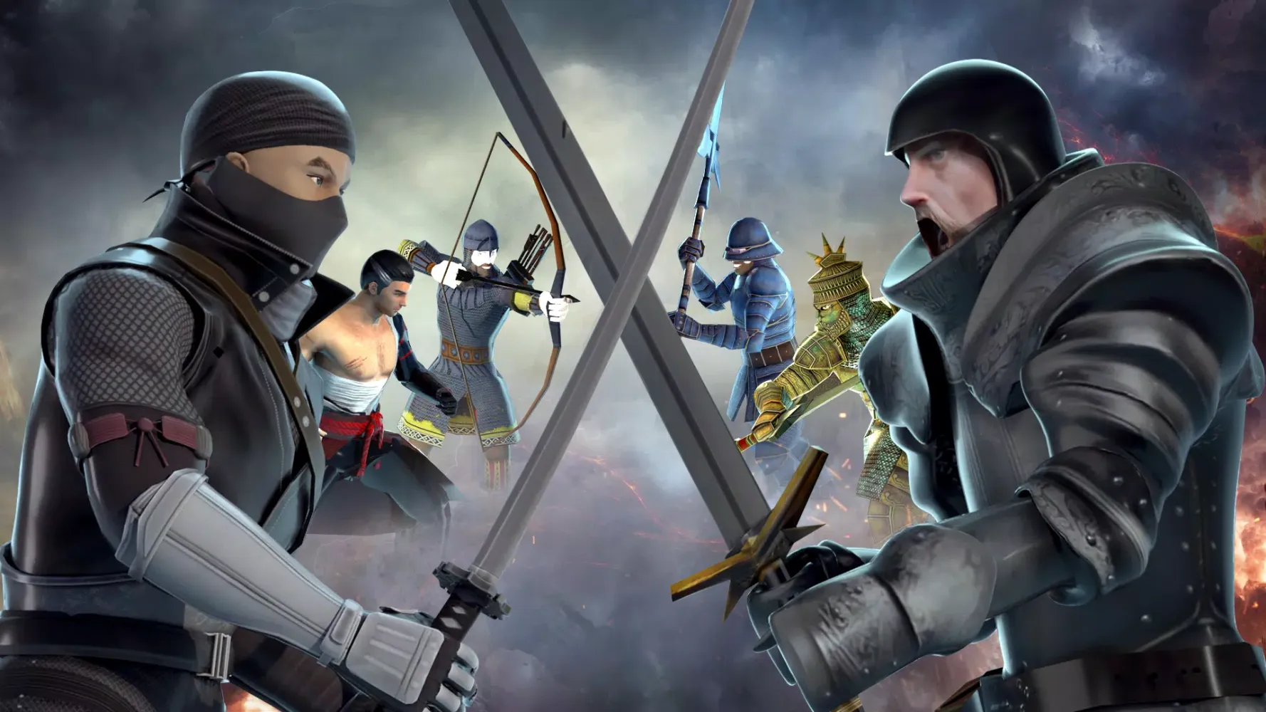 Tangkapan layar Samurai :Ninja horse fight