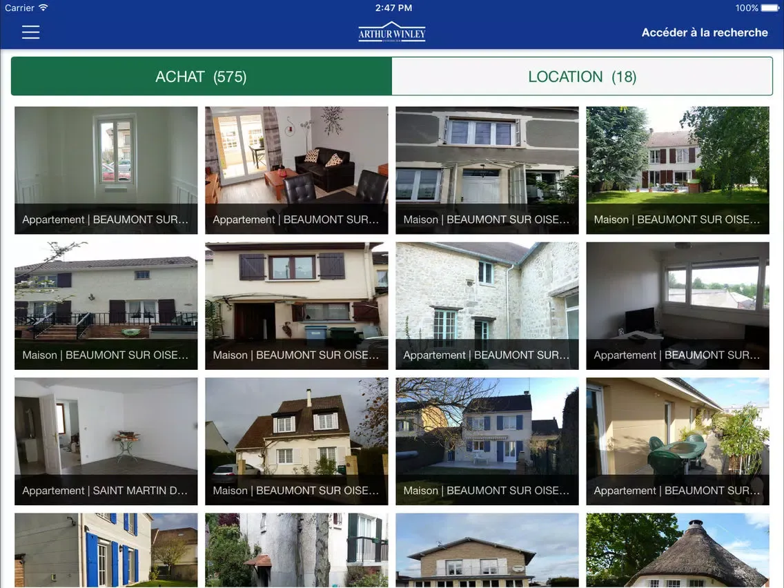 صور Arthur Winley immobilier iPad 