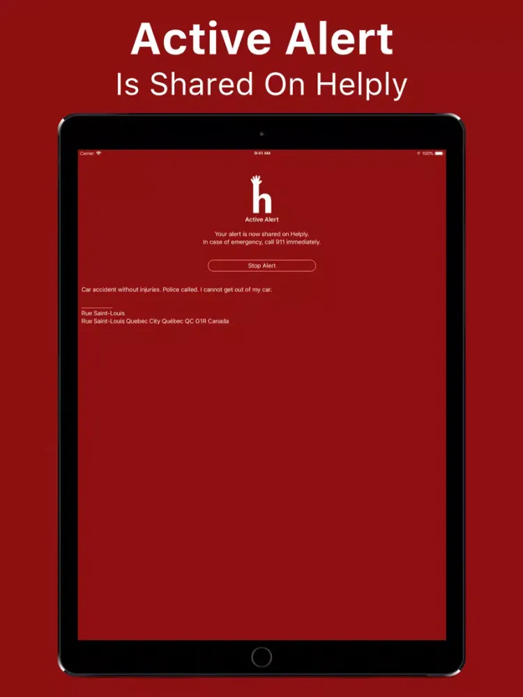 Helply iPad  स्क्रीनशॉट