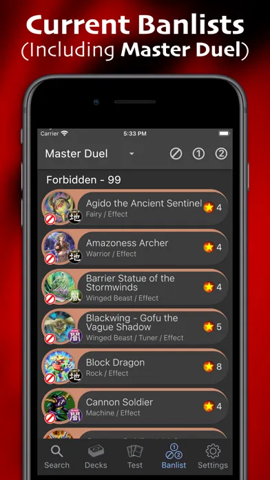 Yugipedia Deck Builder Ekran Görüntüleri