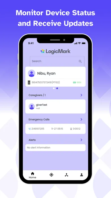 Tangkapan skrin Connected Care APP