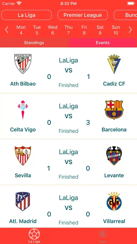 Zrzuty ekranu Betclic Sport