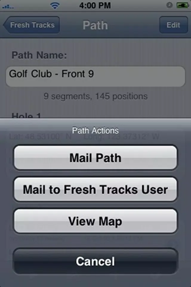 ภาพหน้าจอของ Fresh Tracks
