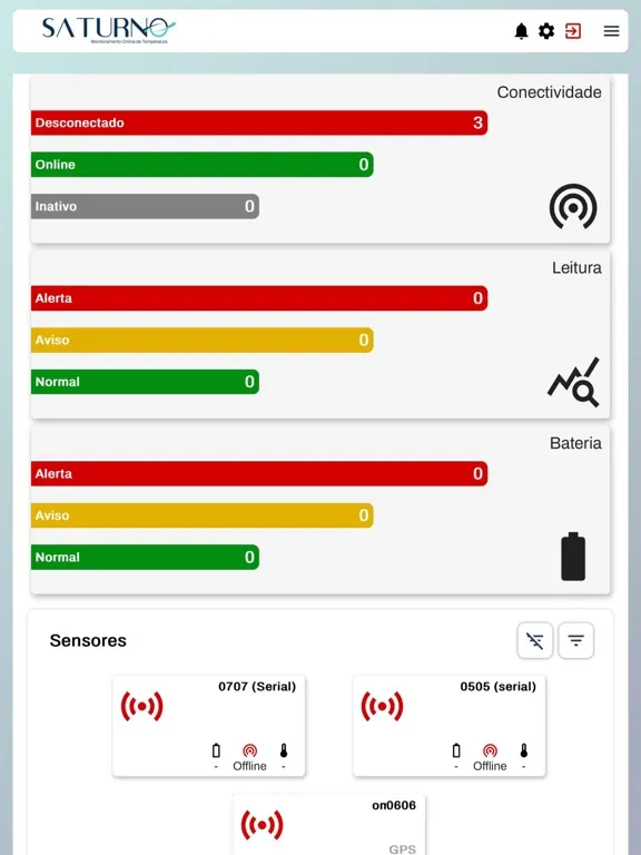 ภาพหน้าจอของ Saturno 2.0 iPad 