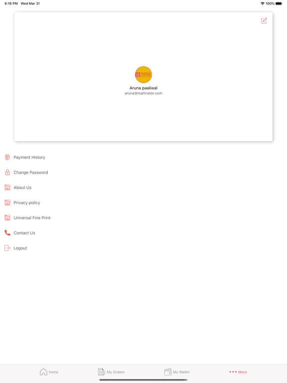 LS Coupon iPad  سکرین شاٹس
