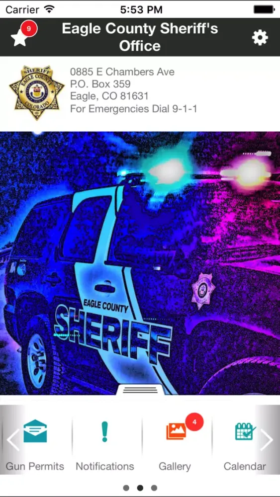Eagle County Sheriff's Office Screenshots