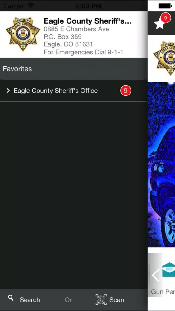 Eagle County Sheriff's Office Screenshots