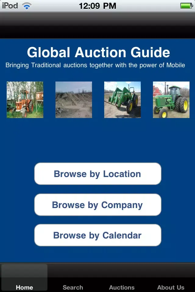 Zrzuty ekranu Global Auction Guide Live Auction Sale Bill Calendar