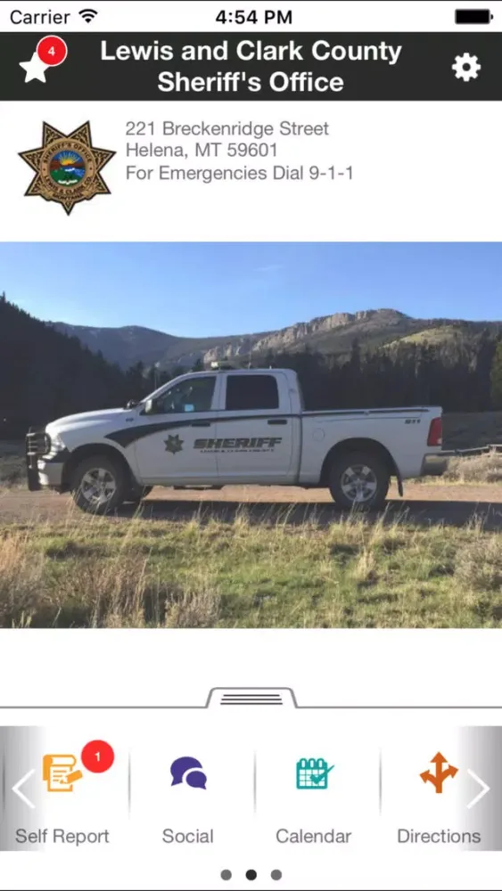 Zrzuty ekranu Lewis & Clark County SO