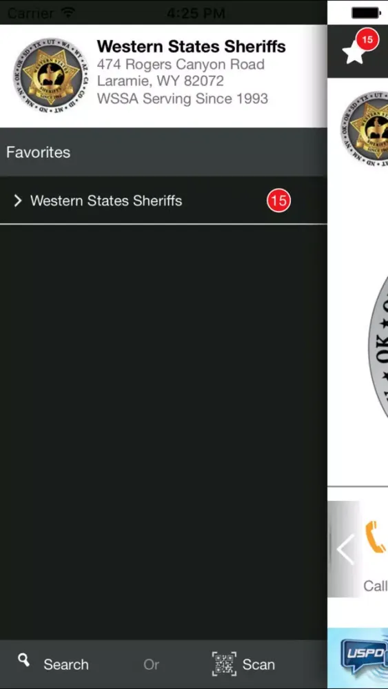Western States Sheriff Association Screenshots