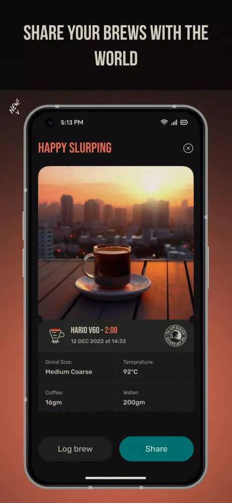 The App Barista應用截圖