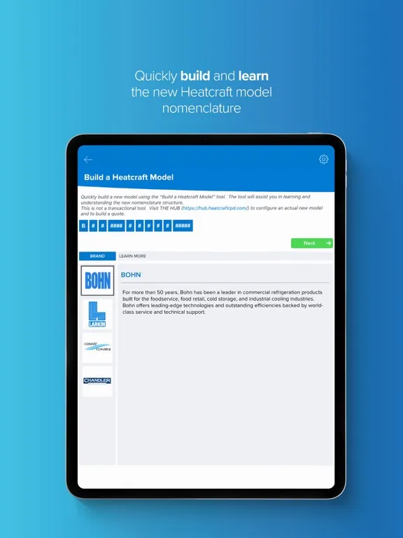 Capturas de tela do Refrigeration Toolkit iPad 