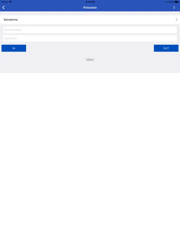 Nopsa Time Tracking System iPad  স্ক্রিনশট