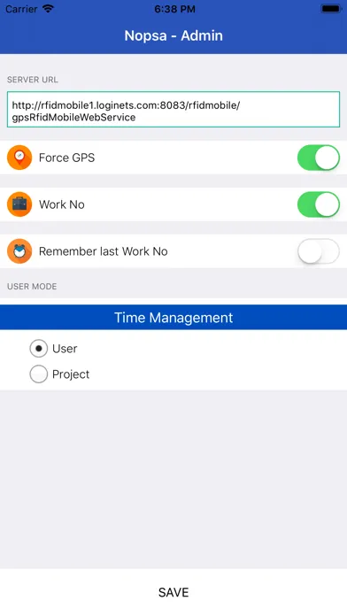 Nopsa Time Tracking System স্ক্রিনশট