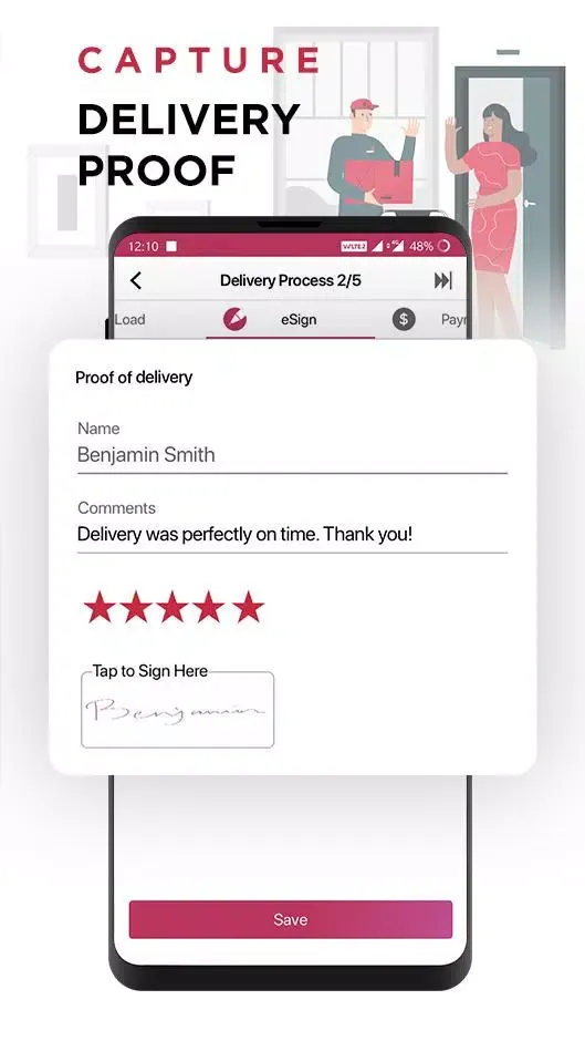 Zrzuty ekranu LogiNext Driver