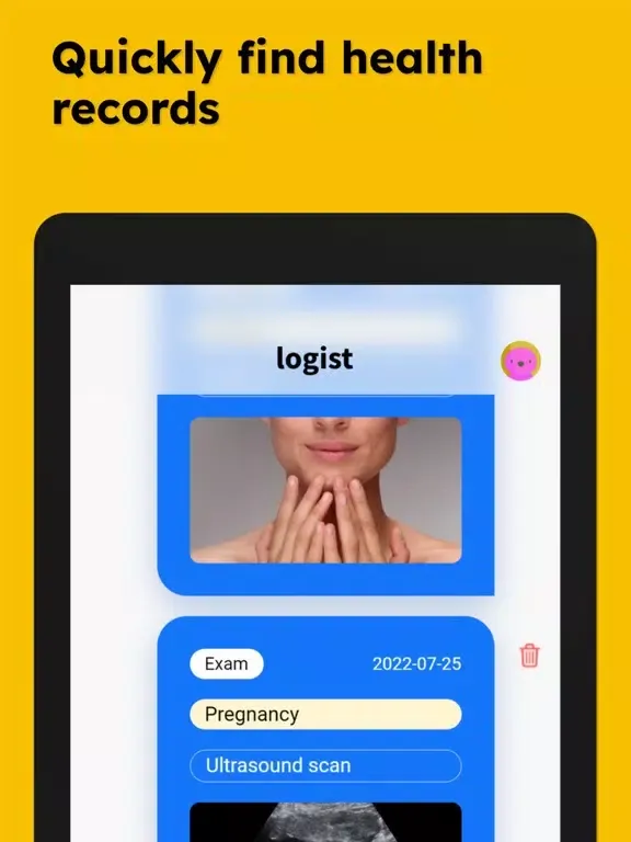 Zrzuty ekranu Logist · Nextgen health logger iPad 