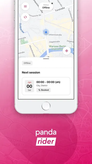 Capturas de pantalla de foodpanda rider