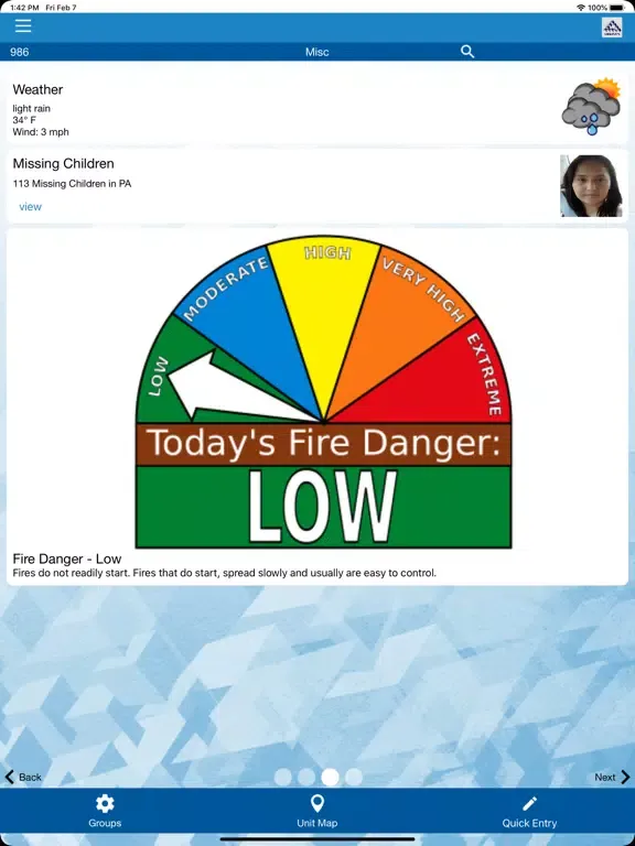 AppTrak First Response iPad 應用截圖