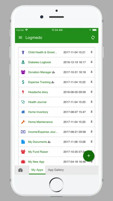 Logmedo Database, Form Builder スクリーンショット