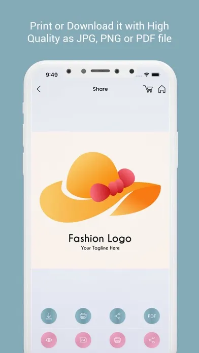 Captures d'écran de Logo Maker, Logo Creator