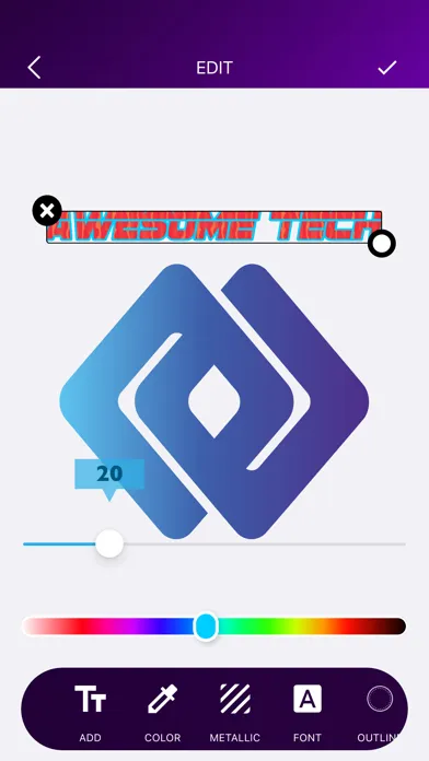 Tangkapan layar Logo Creator - Make a logo