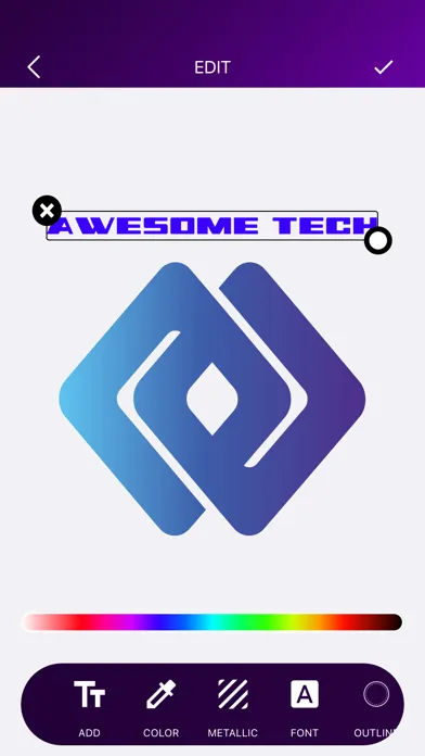 Tangkapan layar Logo Creator - Make a logo