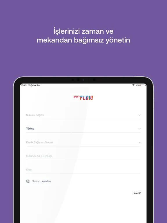 ภาพหน้าจอของ Logo Flow iPad 