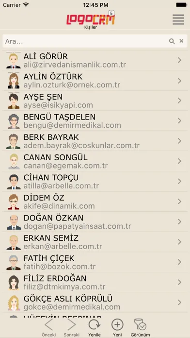 LogoCRM 스크린샷