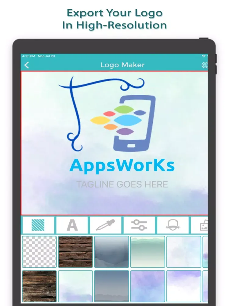 Logo Maker Shop - Free Logo iPad  스크린샷