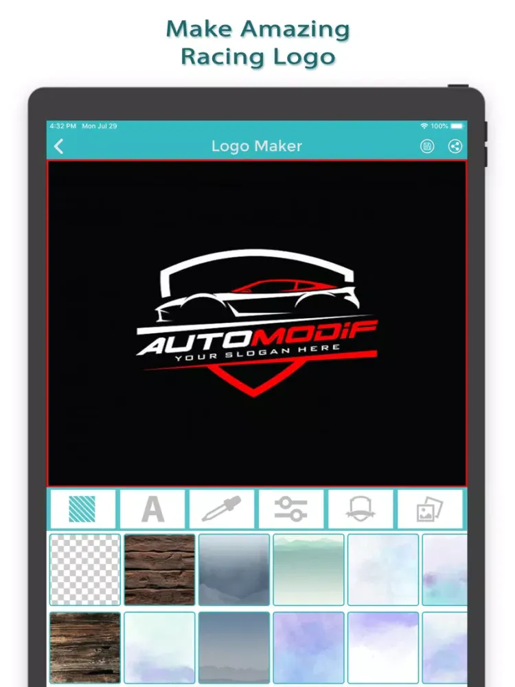 Logo Maker Shop - Free Logo iPad  스크린샷