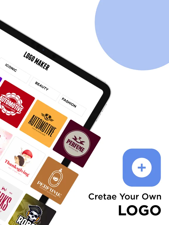 Logo Maker, Creator & Editor iPad  Screenshots
