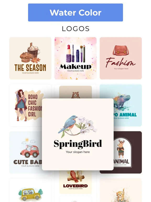 Logo Maker, Creator & Editor iPad  Screenshots