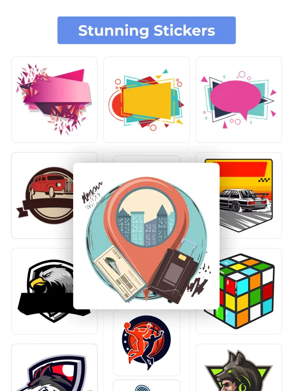 Logo Maker, Creator & Editor iPad  Screenshots