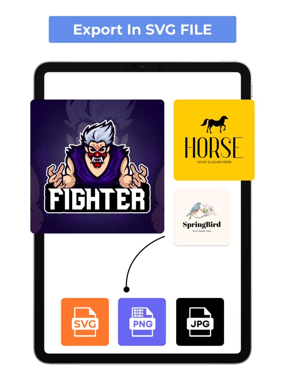 Logo Maker, Creator & Editor iPad  Screenshots